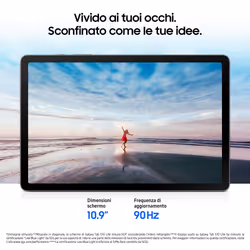 Samsung Galaxy Tab S10 Lite, Tablet Android, WiFi, 8 GB RAM, 256GB, 10.9" Dispaly LCD, S Pen, Gray - Vista aggiuntiva 2