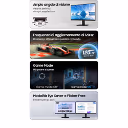 Samsung Monitor LED Serie S31GF da 24" Full HD Flat - Vista aggiuntiva 2