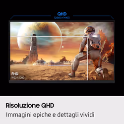 Samsung Monitor Gaming Odyssey G5 - G53F da 27" QHD Flat - Vista aggiuntiva 7