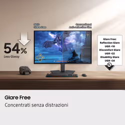 Samsung Monitor Gaming Odyssey OLED G5 - G50SF da 27" QHD Flat - Vista aggiuntiva 7