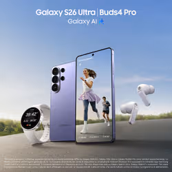 Samsung Galaxy S26 Ultra Smartphone AI, 256GB, Privacy Display integrato, Processore potente, Assistente Foto, Camera 200 MP, 5000 mAh, White - Vista aggiuntiva 5