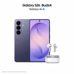Samsung Galaxy S26 Smartphone AI, 256GB, Processore avanzato, Assistente Foto, Creative Studio, Camera 50 MP, 4300 mAh, Cobalt Violet - Vista aggiuntiva 5