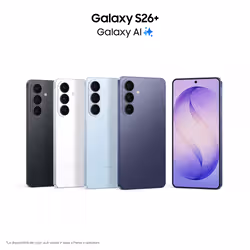 Samsung Galaxy S26+ Smartphone AI, 512GB, Processore avanzato, Assistente Foto, Creative Studio, Camera 50 MP, 4900 mAh, Sky Blue - Vista aggiuntiva 2