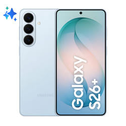 Samsung Galaxy S26+ Smartphone AI, 256GB, Processore avanzato, Assistente Foto, Creative Studio, Camera 50 MP, 4900 mAh, Sky Blue