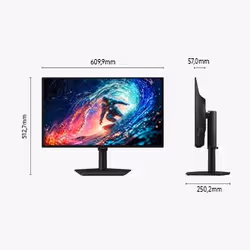 Samsung Monitor Gaming Odyssey OLED G6 – G61SH da 27” QHD Flat - Vista aggiuntiva 2