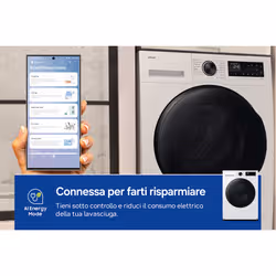 Samsung Lavasciuga Crystal Clean ‎9Kg + ‎6Kg WD90HG5U34BEET - Vista aggiuntiva 4