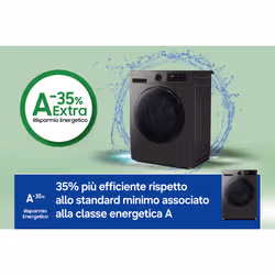 Samsung Lavasciuga ‎ Crystal Clean ‎9Kg + ‎6Kg WD90HG5U34BXET - Vista aggiuntiva 4