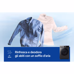 Samsung Lavasciuga ‎ Crystal Clean ‎9Kg + ‎6Kg WD90HG5U34BXET - Vista aggiuntiva 6