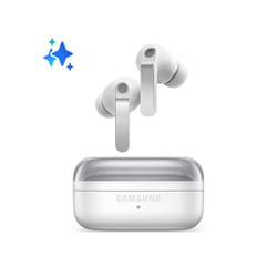 Samsung Galaxy Buds4 Pro, White, Corpo in metallo, Altoparlante a 2 vie e doppio amplificatore, Chiamate cristalline, Audio a 360°, ANC migliorata, Controllo adattivo del rumore, Connessione senza interruzioni e One UI, AI pronto ai comandi vocali