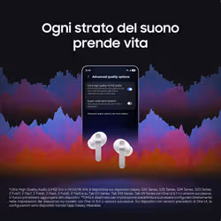 Samsung Galaxy Buds4 Pro, White, Corpo in metallo, Altoparlante a 2 vie e doppio amplificatore, Chiamate cristalline, Audio a 360°, ANC migliorata, Controllo adattivo del rumore, Connessione senza interruzioni e One UI, AI pronto ai comandi vocali - Vista aggiuntiva 4