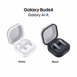 Samsung Galaxy Buds4, Black, Corpo in metallo, Altoparlante a 1 via, equalizzatore adattivo, Chiamate cristalline, Audio a 360°, ANC, Controllo adattivo del rumore Connessione senza interruzioni e One UI, Galaxy AI pronto ai comandi vocali - Vista aggiuntiva 2