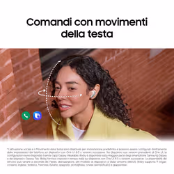 Samsung Galaxy Buds4, Black, Corpo in metallo, Altoparlante a 1 via, equalizzatore adattivo, Chiamate cristalline, Audio a 360°, ANC, Controllo adattivo del rumore Connessione senza interruzioni e One UI, Galaxy AI pronto ai comandi vocali - Vista aggiuntiva 6