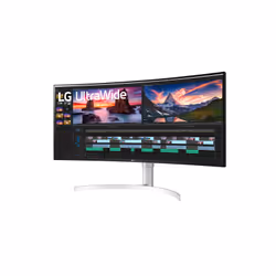 LG 38WN95C-W Monitor PC 96,5 cm (38") 3840 x 1600 Pixel UltraWide Quad HD Nero, Argento, Bianco