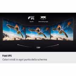 Samsung Monitor Gaming Odyssey G4 - G40H da 25" FHD Flat - Vista aggiuntiva 3