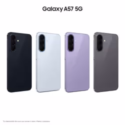 Samsung Galaxy A57 5G 17 cm (6.7") Doppia SIM Android 16.0 USB tipo-C 8 GB 128 GB 5000 mAh Grigio - Vista aggiuntiva 2