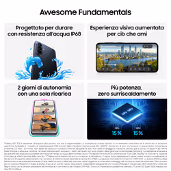 Samsung Galaxy A57 5G 17 cm (6.7") Doppia SIM Android 16.0 USB tipo-C 8 GB 256 GB 5000 mAh Blu marino - Vista aggiuntiva 5