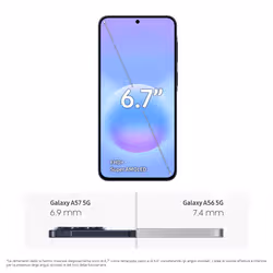 Samsung Galaxy A57 5G 17 cm (6.7") Doppia SIM Android 16.0 USB tipo-C 8 GB 256 GB 5000 mAh Blu marino - Vista aggiuntiva 6