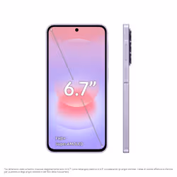 Samsung Galaxy A37 5G 17 cm (6.7") Doppia SIM Android 16.0 USB tipo-C 8 GB 256 GB 5000 mAh Bianco - Vista aggiuntiva 6
