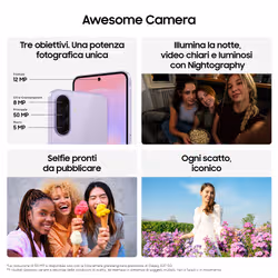 Samsung Galaxy A37 5G 17 cm (6.7") Doppia SIM Android 16.0 USB tipo-C 6 GB 128 GB 5000 mAh Antracite - Vista aggiuntiva 4