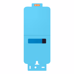 Samsung EF-UA376CTEGWW protezione per lo schermo e il retro dei telefoni cellulari Pellicola proteggischermo trasparente 2 pz - Vista aggiuntiva 4