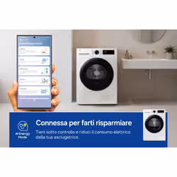 Samsung Asciugatrice Crystal EcoDry 8 Kg DV80DG52B0AEET - Vista aggiuntiva 4