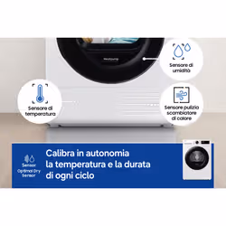 Samsung Asciugatrice Crystal EcoDry 8 Kg DV80DG52B0AEET - Vista aggiuntiva 5