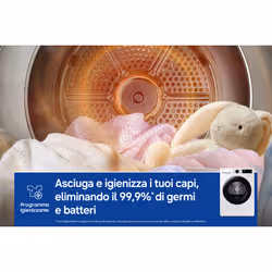 Samsung Asciugatrice Crystal EcoDry 8 Kg DV80DG52B0AEET - Vista aggiuntiva 6