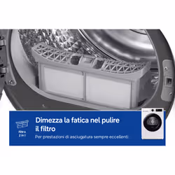 Samsung Asciugatrice Crystal EcoDry 8 Kg DV80DG52B0AEET - Vista aggiuntiva 7