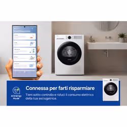 Samsung Asciugatrice Crystal EcoDry 8 Kg DV80DG52B0AHET - Vista aggiuntiva 4