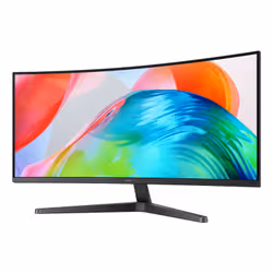 Samsung S55GH Monitor 34 pollici UWQHD VA 120 Hz 5 ms curvo 21:9 Nero - Vista aggiuntiva 3