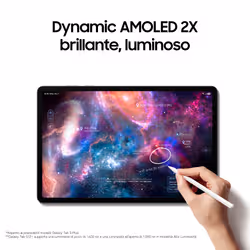 Samsung Galaxy Tab S12+, 5G, 12GB+512GB, Display 12.6", Gray, Galaxy AI, Batteria 11.600 Mah - Vista aggiuntiva 7