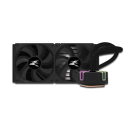Zalman Reserator5 Z24 Black CPU Liquid Cooler 240mm Radiator 2 x SF120 ARGB fan Processore Raffreddatore di liquidi tutto in uno 12 cm Nero