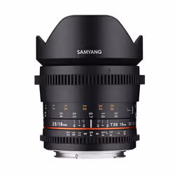 Samyang VDSLR 16mm T2.6, 14/11, Nikon F