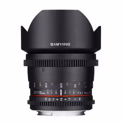 Samyang 10mm T3.1 ED AS NCS CS VDSLR SLR Obiettivo ultra-ampio Nero