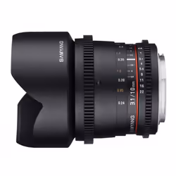 Samyang 10mm T3.1 ED AS NCS CS VDSLR SLR Obiettivo ultra-ampio Nero - Vista aggiuntiva 4