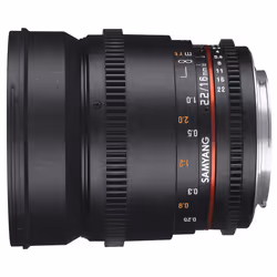 Samyang 16mm T2.2 VDSLR ED AS UMC CS II SLR Nero - Vista aggiuntiva 5