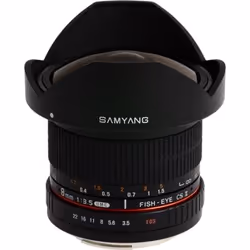 Samyang 8mm f/3.5 Asph IF MC Fisheye CSII DH SLR Obiettivo fish-eye ampio Nero - Vista aggiuntiva 4