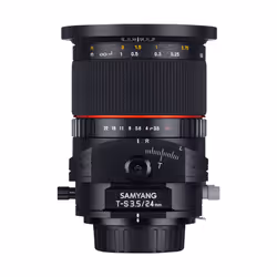 Samyang Tilt/Shift 24mm f/3.5 ED AS UMS, Nikon AE SLR Obiettivo ampio Nero - Vista aggiuntiva 4
