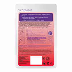 SkinRepublic Brightening Under Eye Mask Maschera per occhi Donna 25 ml Fogli