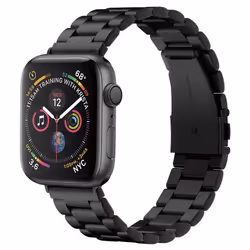 Spigen Modern Fit, Band, Orologio intelligente, Nero, Apple, Acciaio inox, 44 mm