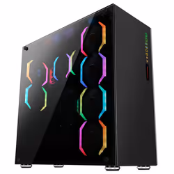 ABKONCORE R760 SYNC, Full Tower, PC, Nero, ATX, EATX, micro ATX, Mini-ITX, Acciaio, Vetro temperato, Multi