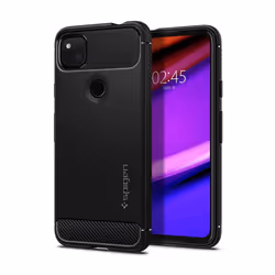 Spigen Rugged Armor, Cover, Google, Pixel 4a, 14,8 cm (5.81"), Nero