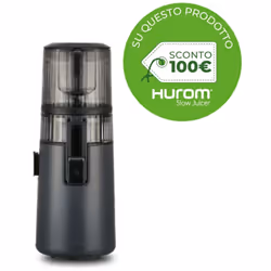 Hurom estrattore ultimo modello L'estrattore di succo Hurom H70 rappresenta il nuovo ed ultimo modello della gamma Hurom, pro ...
