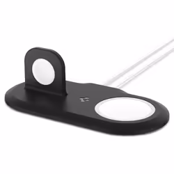 Spigen AMP02796 Caricabatterie per dispositivi mobili Smartphone, Orologio intelligente Nero Carica wireless Interno
