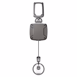 Spigen Carabiner Reel Clip Portachiavi Grafite - Vista aggiuntiva 8