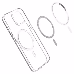 Spigen ACS03528 custodia per cellulare 15,5 cm (6.1") Cover Trasparente, Bianco - Vista aggiuntiva 6