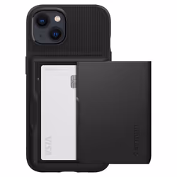 Spigen ACS03536 Cover iPhone 13 Nero - Vista aggiuntiva 3