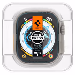 Spigen AGL05556 accessorio indossabile intelligente Protezione per schermo Trasparente Vetro temperato - Vista aggiuntiva 2