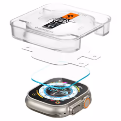 Spigen AGL05556 accessorio indossabile intelligente Protezione per schermo Trasparente Vetro temperato - Vista aggiuntiva 5