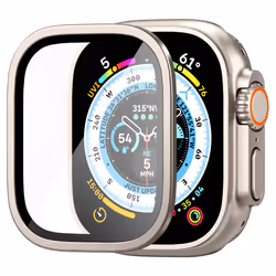 Spigen AGL06161 accessorio indossabile intelligente Protezione per schermo Titanio Metallo, Vetro temperato